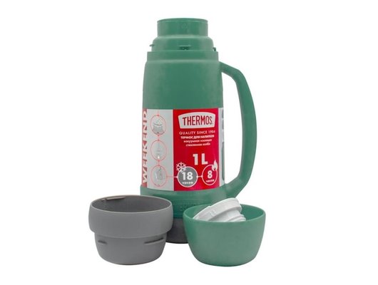 Термос THERMOS WEEKEND 36 Series Green 1,0L стеклянная колба